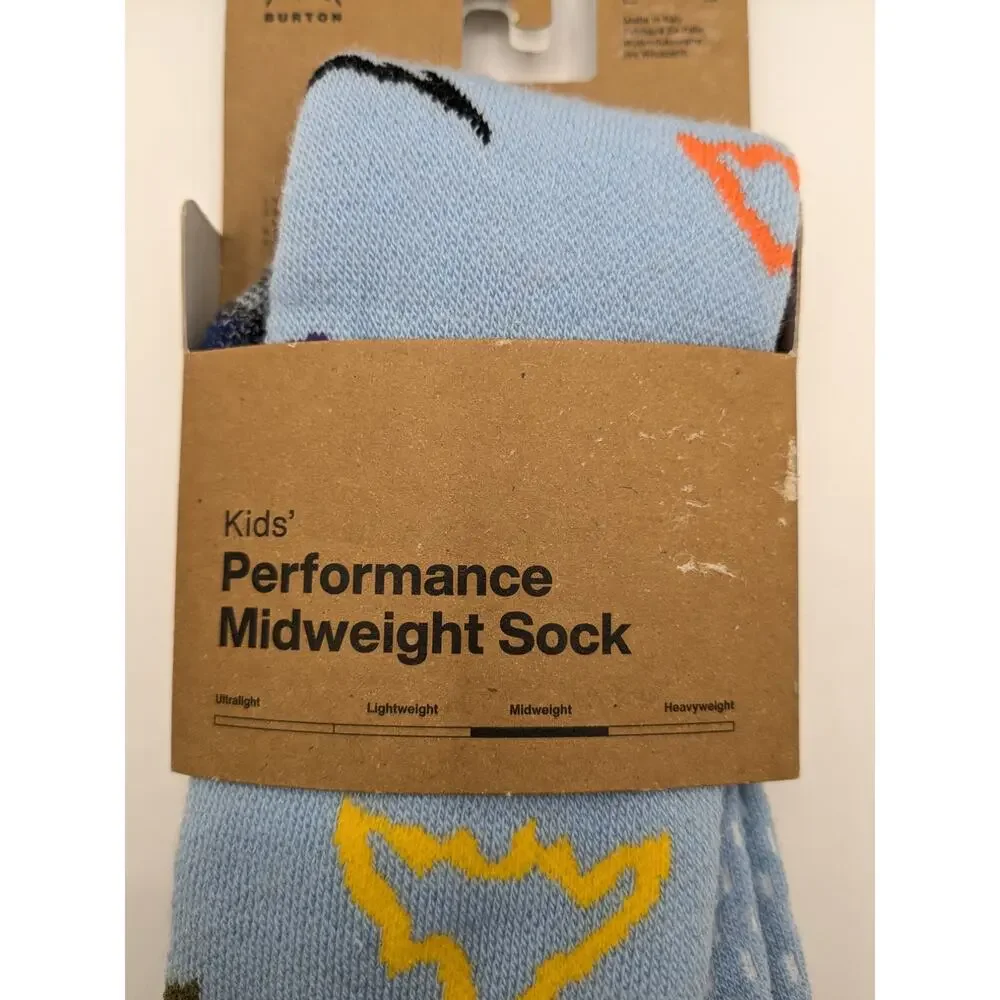 Burton Kids Performance Midweight Socks - M/L (2-4)